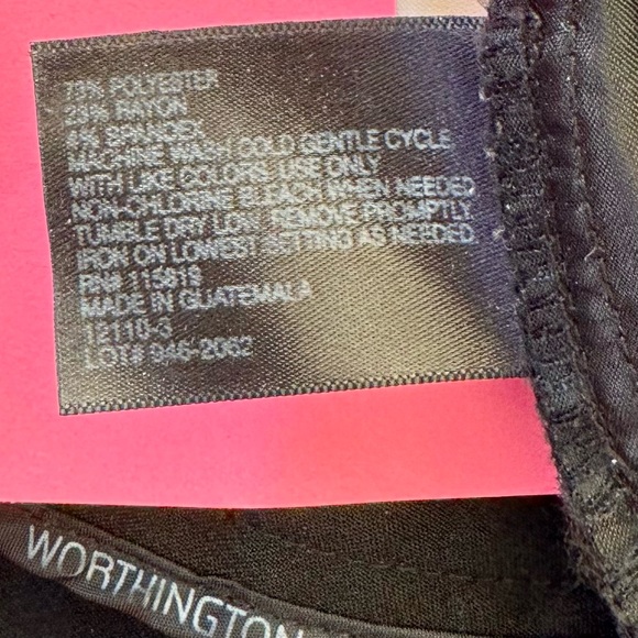 18W black Worthington dress pants - Picture 3 of 7